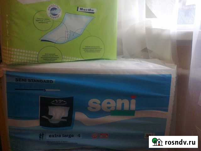 Памперсы большие, р-р XL. Пелёнки 60*90 Омск - изображение 1