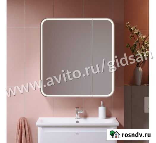 Зеркальный шкаф в ванную Лана 80 Челябинск - изображение 1