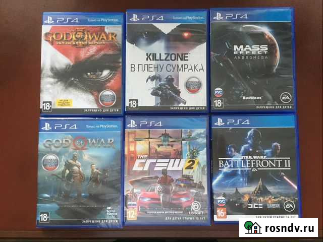 Игра для PS4 THE Crew 2 и другие Белгород - изображение 1