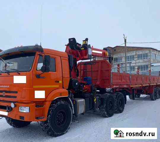 Седельный тягач с манипулятором с Кму Новый Уренгой