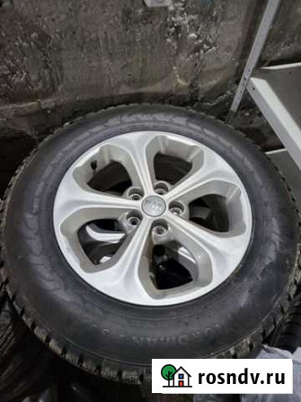Продам диски Kia R17 с резиной nordman7 235/65 Кандалакша - изображение 1
