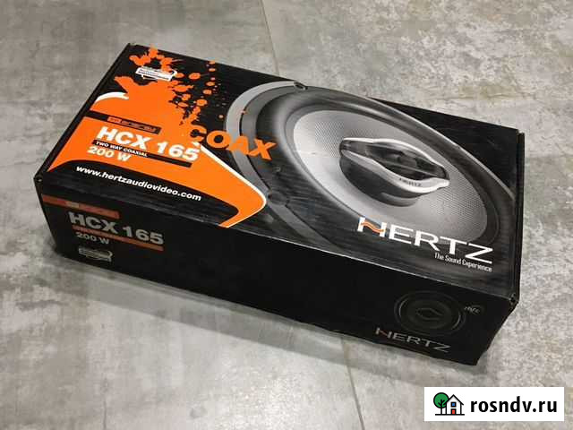 Hertz HCX 165 Новые, Коаксиальные динамики Тула - изображение 1