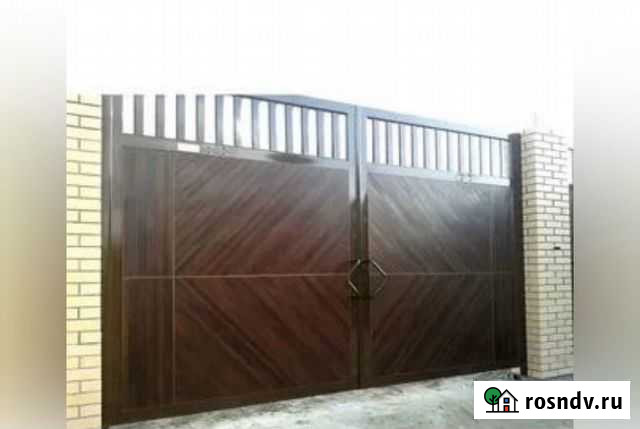 Ворота распашные с приводом Казань - изображение 1