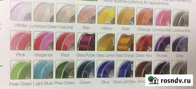 Пластик для 3d принтера Воронеж - изображение 1