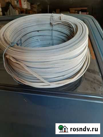 Провод з-х жильный аппв 3х1.5 белый Алюминиевый Вольск - изображение 1