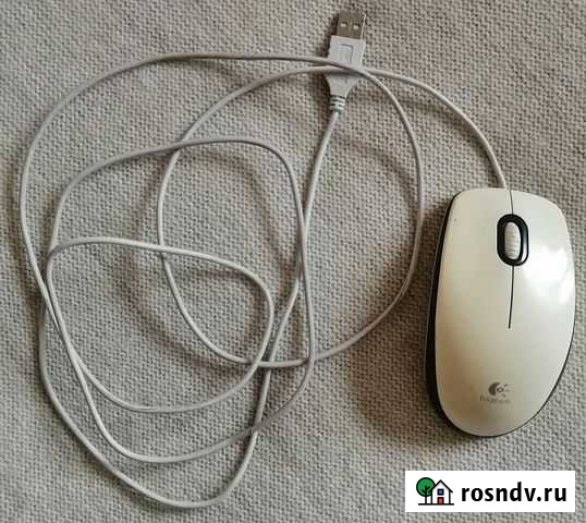 Мышь logitech M-100 б/у Новосибирск - изображение 1