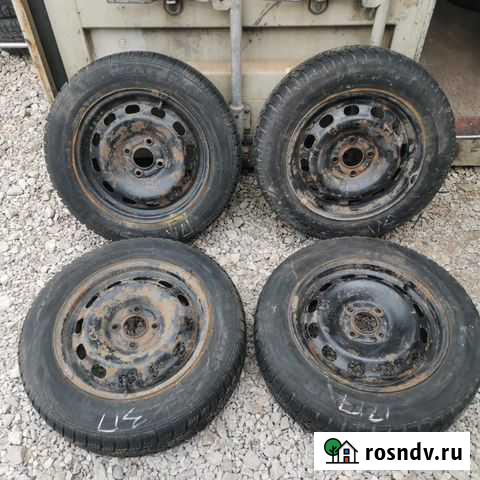 185/65 R15 Tigar Winter1 Зима Штампованные R15 pсd Калуга - изображение 1