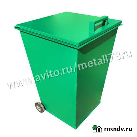 Контейнер для мусора 0,24 м3 Мусорный бак 240 л Санкт-Петербург - изображение 1