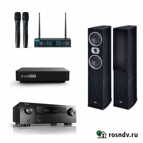 Домашний кинотеатр с караоке + микрофоны Краснодар - изображение 1