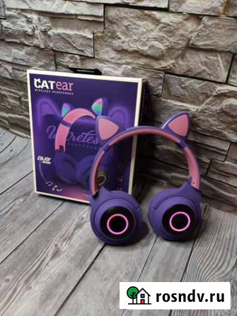 Наушники с ушками беспроводные Cat Ear Красноярск - изображение 1