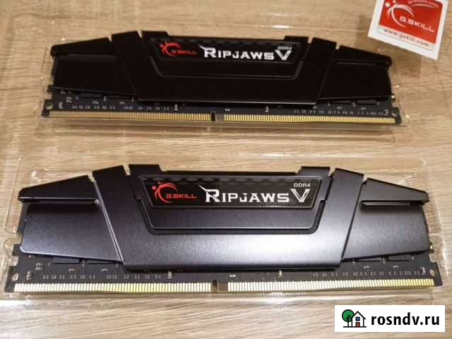 G.Skill ripjaws V 3200 16gb (8x2) Саратов - изображение 1