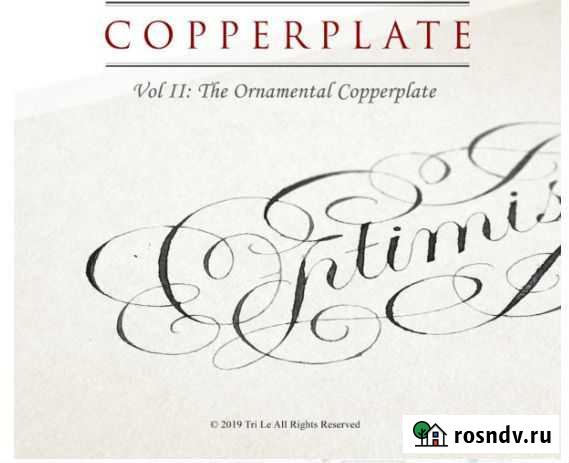 Книга по каллиграфии Копперплейт. Росчерки Йошкар-Ола - изображение 1