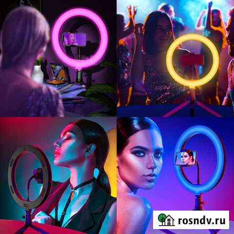 Светодиодная RGB лампа для селфи и видеосъемок Уфа