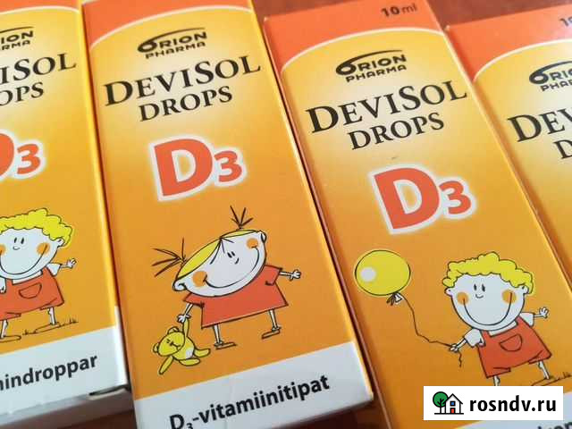 Витамин Д3 Devisol Drops D3-vitamiinitipat 10 мл Кировск - изображение 1