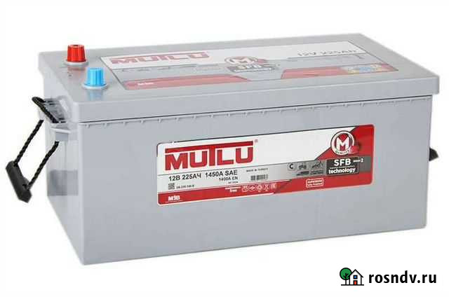 Аккумулятор грузовой mutlu 225A Захарово - изображение 1