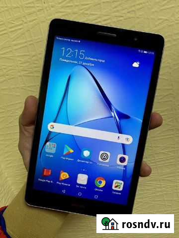 Планшет Huawei Snapdragon 4 ядра 2озу 16Гб sim Барнаул - изображение 1
