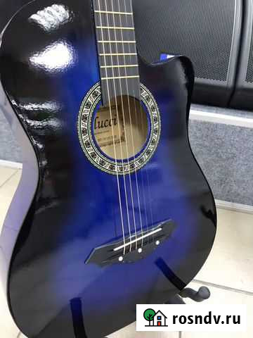Акустическая гитара синяя, Belucci Улан-Удэ - изображение 1