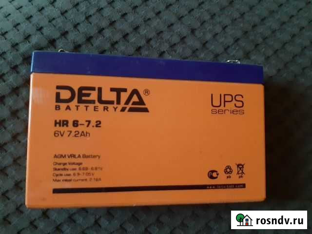 Аккумулятор Delta 6-7.2 Обнинск - изображение 1