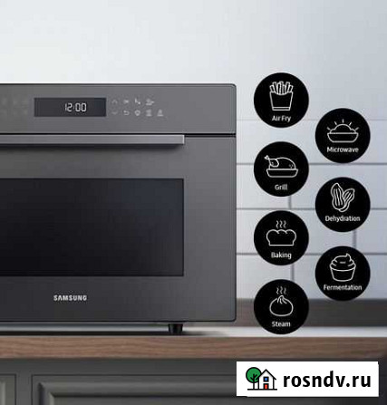 Духовка+свч/конв./гриль/пар Samsung HotBlast Уфа - изображение 1