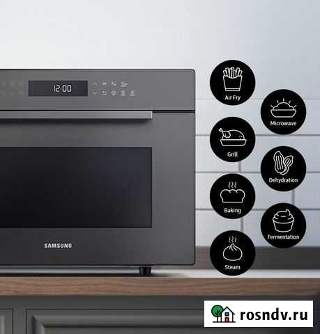 Духовка+свч/конв./гриль/пар Samsung HotBlast Уфа - изображение 1