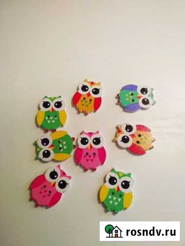 Деревянные пуговицы для скрапбукинга Звенигород - изображение 1