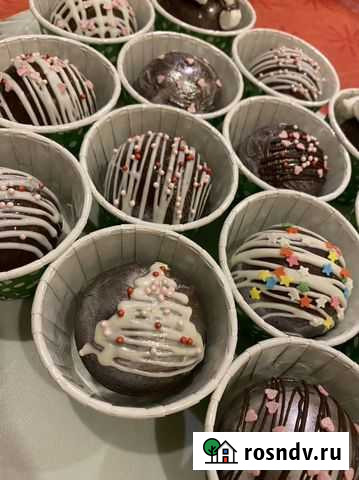 Шоколадные бомбочки с маршмеллоу. Подарок на Новый Выборг - изображение 1