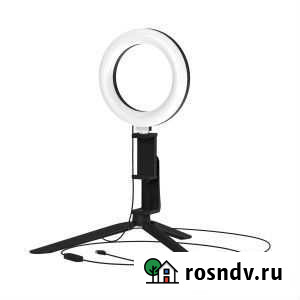 Gauss кольцевая св/д селфи лампа св-к 10W(600lm) Воронеж - изображение 1