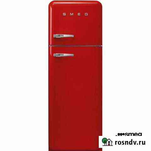 Отдельностоящий двухдверный холодильник smeg FAB30 Москва