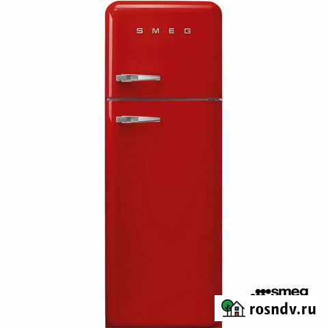 Отдельностоящий двухдверный холодильник smeg FAB30 Москва - изображение 1