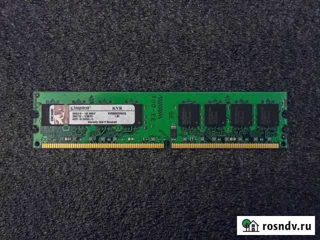DDR2 2gb 800mhz 2Rx8 CL5-5-5-18 Kingston Симферополь - изображение 1