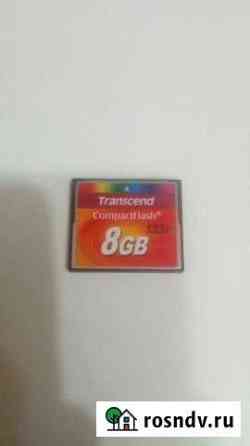 Карта памяти Transcend Compact Flash 8gb Новоуральск