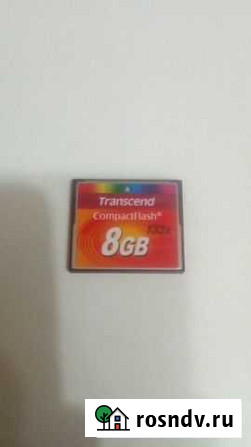 Карта памяти Transcend Compact Flash 8gb Новоуральск - изображение 1