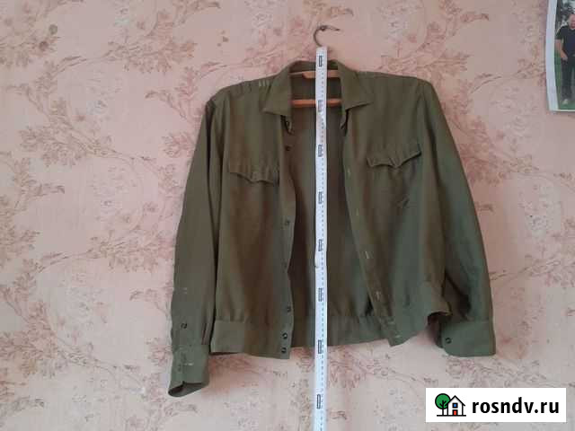 Рубашка мужская военная рр 50 времён ВОВ или чуть Челябинск - изображение 1