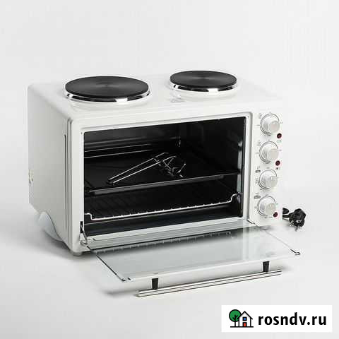 Мини-печь (плита с духовкой) Engy gн30-W белая Уфа - изображение 1