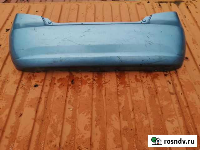 Бампер задний Шевроле Авео Т200 ( хетчбек ) Щербинка - изображение 1