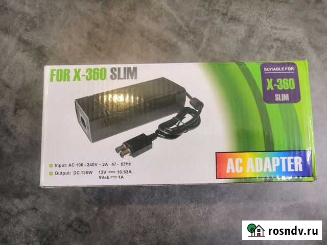 Блок питания xbox 360 slim New Барнаул - изображение 1