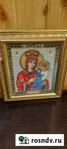 Икона вышитая бисером Кандалакша - изображение 1
