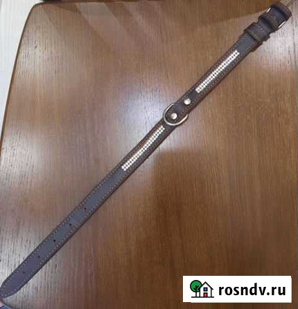 Ошейник Дарэлл кожаный со стразами (новый) Брянск - изображение 1