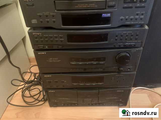 Музыкальный центр sony с колонками Мытищи - изображение 1