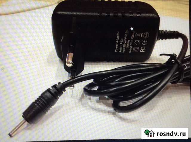 Зарядка для китайского планшета 5v 3a. 2.5мм Санкт-Петербург - изображение 1