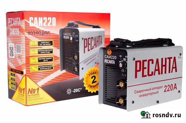 Инверторный сварочный аппарат ресанта саи-220 Липецк - изображение 1