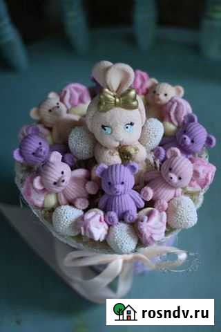 Букет из шоколадных мишек Вологда - изображение 1