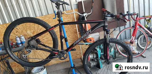 Горный велосипед merida big seven 100 Серов - изображение 1