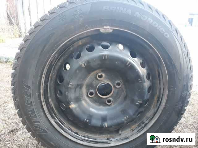 Шины 185 65 15 зимние бу с дисками Введенское - изображение 1