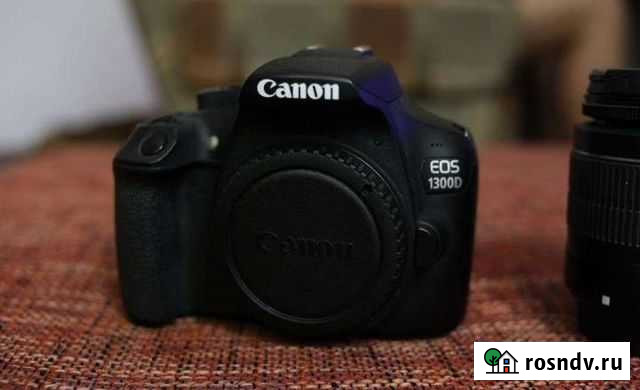 Зеркальный фотоаппарат canon 1300d Ростов-на-Дону - изображение 1