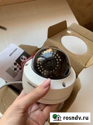 Камера видеонаблюдения купольная. Hikvision ip Великий Новгород - изображение 1