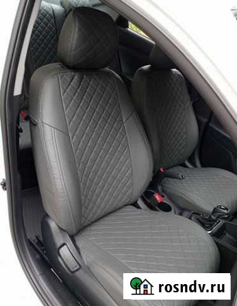 Автомобильные чехлы из экокожи lux Красногорск - изображение 1