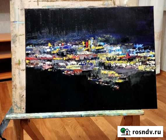 Картина маслом на холсте Красноярск - изображение 1