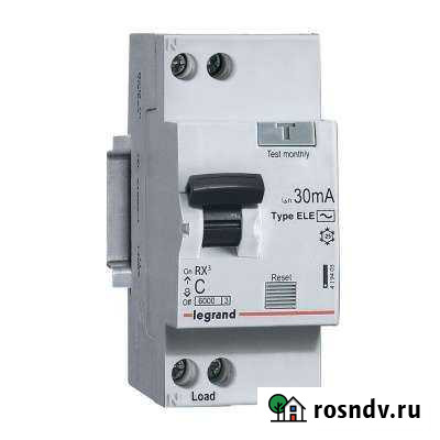 Дифференциальный автомат legrang rx3 C10A, C16A 30 Рыбинск - изображение 1