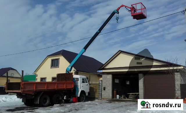 Услуги манипулятора автовышка самосвал Чишмы - изображение 1